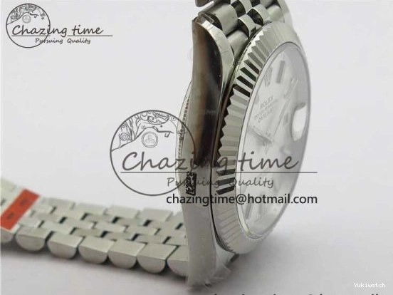 Stick 1:1 Silver on SS Best A3235 Markers Dial DateJust 904L Bracelet VRF Edition 41MM 126334 SS Jubilee 1227